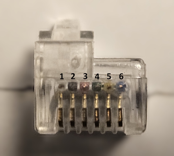 NXT plug pin configuration